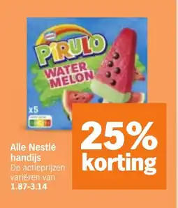 Albert Heijn Alle Nestlé handijs aanbieding