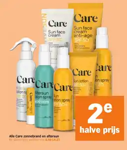 Albert Heijn Alle Care zonnebrand en aftersun aanbieding