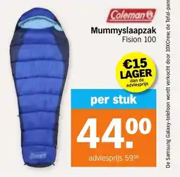 Albert Heijn Coleman Mummyslaapzak aanbieding