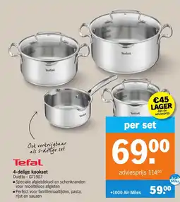 Albert Heijn Tefal 4-delige kookset aanbieding