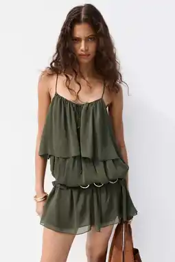 Wehkamp Mango zomerjurk groen aanbieding