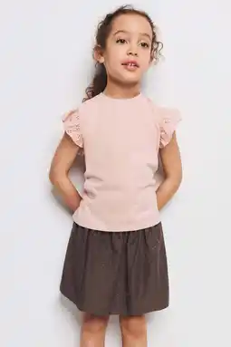 Wehkamp Mango Kids korte rok donkerbruin aanbieding