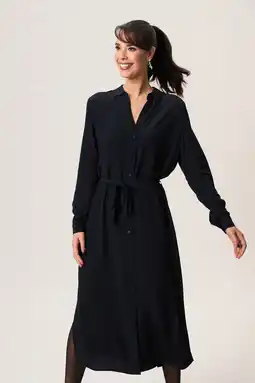 Wehkamp Miss Etam blousejurk zwart aanbieding