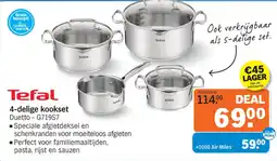 Albert Heijn Tefal 4-delige kookset aanbieding