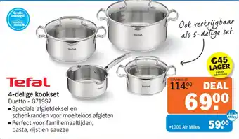 Tefal 4-delige kookset