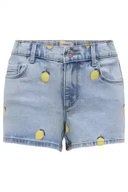 Wehkamp KIDS ONLY GIRL regular short light blue denim aanbieding