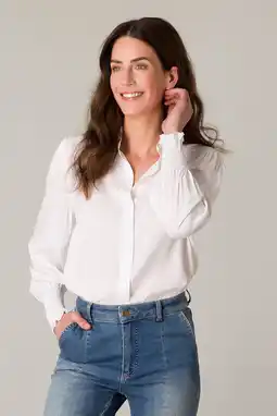 Wehkamp ES&SY blouse wit aanbieding