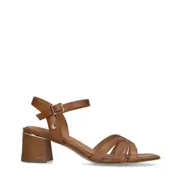 Wehkamp No Stress leren sandalettes cognac aanbieding