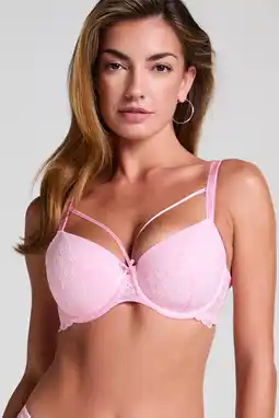 Wehkamp Hunkemöller voorgevormde beugelbh Isadora roze aanbieding