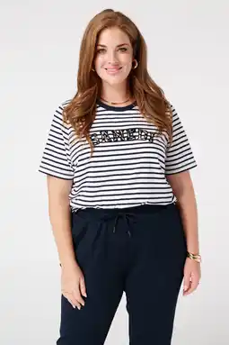 Wehkamp MS Mode T-shirt blauw aanbieding