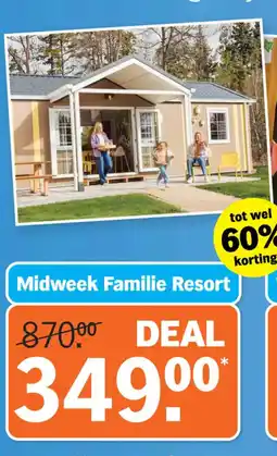 Albert Heijn Midweek Familie Resort aanbieding