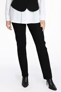 Wehkamp YOEK straight fit broek zwart aanbieding