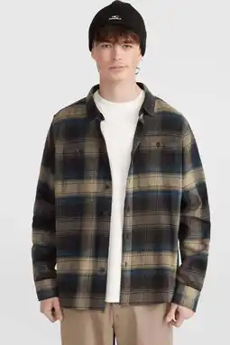 Wehkamp O'Neill geruit flanellen overshirt blauw aanbieding