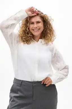 Wehkamp Zizzi blouse ecru aanbieding