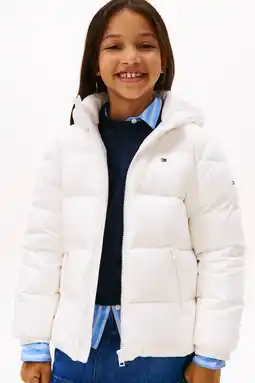 Wehkamp Tommy Hilfiger gewatteerde jas ivoor aanbieding