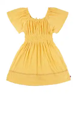 Wehkamp Levi's Kids korte jurk geel aanbieding