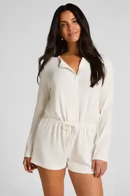 Wehkamp Hunkemöller onesie gebroken wit aanbieding