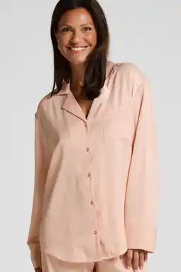 Wehkamp Hunkemöller satijnlook pyjamatop Ayla roze aanbieding