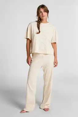 Wehkamp Hunkemöller pyjama ecru aanbieding