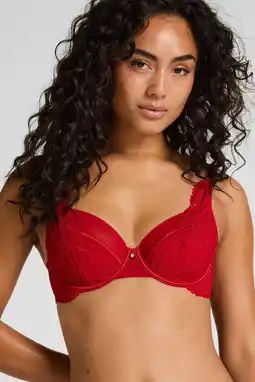 Wehkamp Hunkemöller niet-voorgevormde beugelbh Whitney rood aanbieding