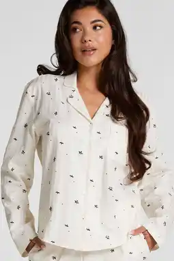 Wehkamp Hunkemöller pyjamatop wit aanbieding