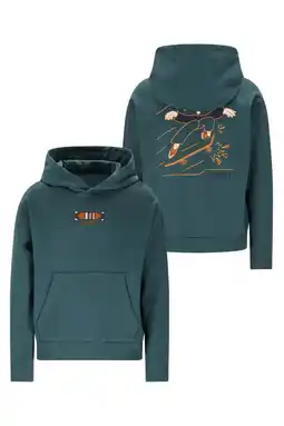Wehkamp B.Nosy hoodie donkergroen aanbieding