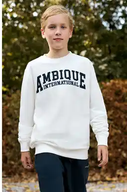 Wehkamp Ambique sweater ecru aanbieding