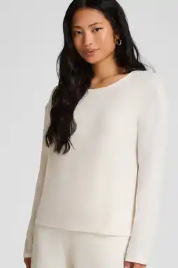Wehkamp Hunkemöller pyjamatop gebroken wit aanbieding