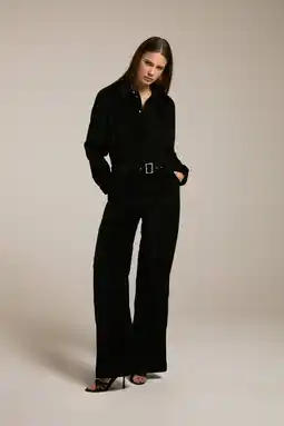 Wehkamp Homage to Denim jumpsuit denim zwart aanbieding