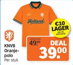 Albert Heijn KNVB Oranje- polo aanbieding