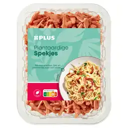 PLUS PLUS Plantaardige spekjes aanbieding