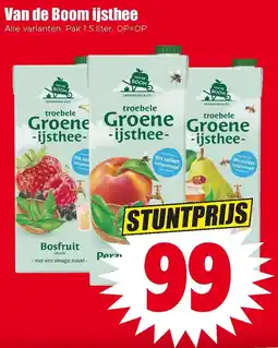 Dirk Van de Boom ijsthee aanbieding