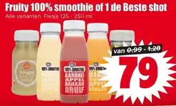 Dirk Fruity 100% smoothie aanbieding