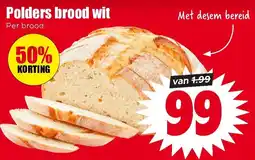 Dirk Polders brood wit aanbieding