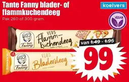 Dirk Tante fanny blader of flammkuchendeeg aanbieding