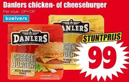 Dirk Danlers chicken of cheeseburger aanbieding