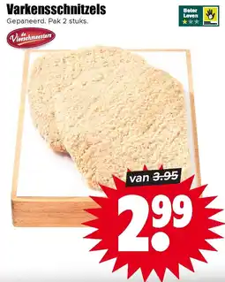 Dirk Varkenssschnitzels aanbieding