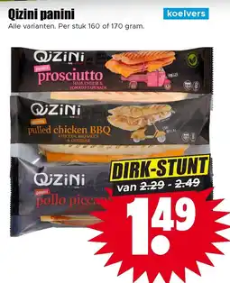 Dirk Qizini panini aanbieding