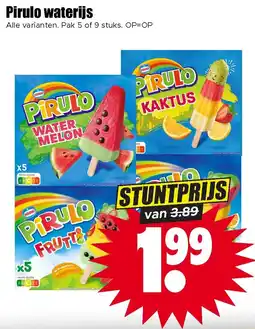 Dirk Pirulo waterijs aanbieding