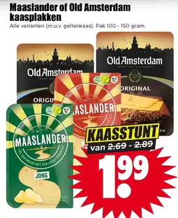 Dirk Maaslander of old amsterdam kaasplakken aanbieding
