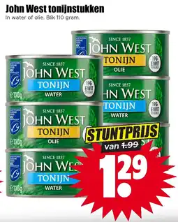 Dirk John west tonijnstukken aanbieding