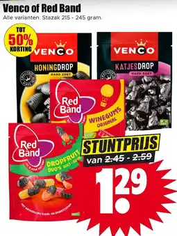 Dirk Venco of red band aanbieding
