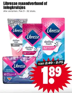 Dirk Libressse maandverband of inlegkruijsjes aanbieding