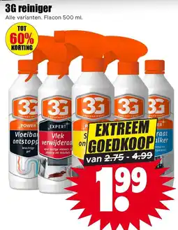 Dirk 3G reiniger aanbieding
