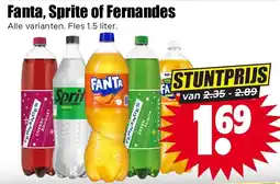 Dirk Fanta, sprite of fernandes aanbieding