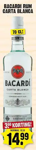 Dirk Bacardi carta blanca aanbieding