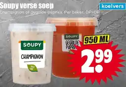 Dirk Soupy verse soep aanbieding