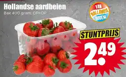 Dirk Hollandse aardbeien aanbieding