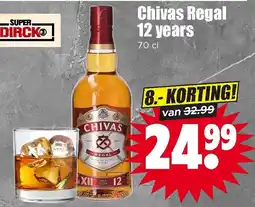 Dirk Chivas regal 12 years aanbieding