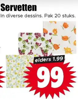 Dirk Servetten aanbieding